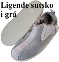 Lammeskind herresko med gummisål – skridsikker
